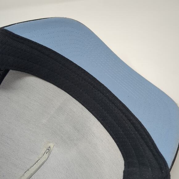 Greyson Clothiers Snapback Mesh Back Trucker Hat Black Embroidered Wolf Logo - Picture 8 of 10